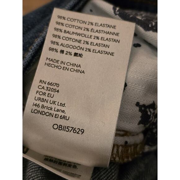 Pilcro and the Letterpress Anthropologie Jeans size 27 Slim Boyfriend Flip Cuffs - Picture 6 of 7